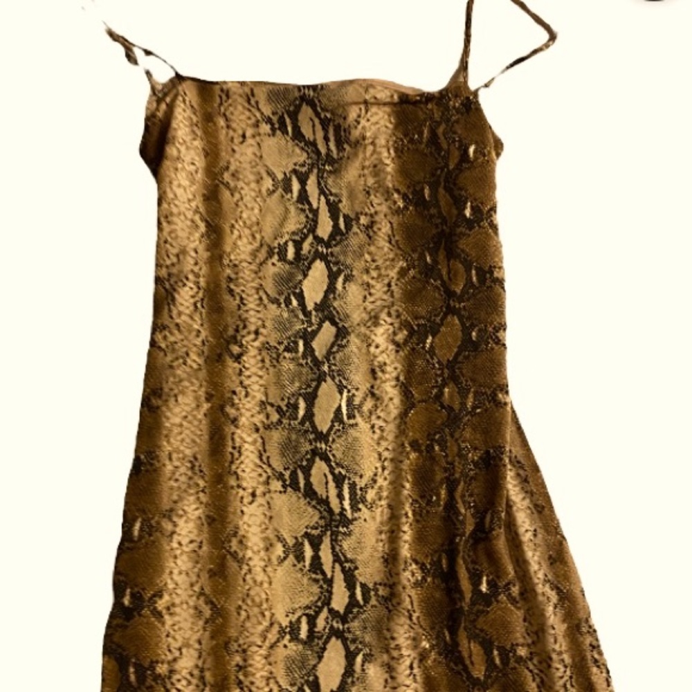 Mini snake dress